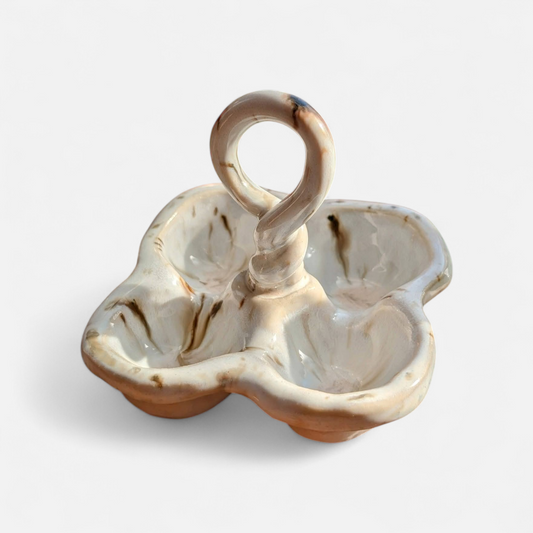 Artisan Ceramic Egg Holder – Loop & Pillar Variants