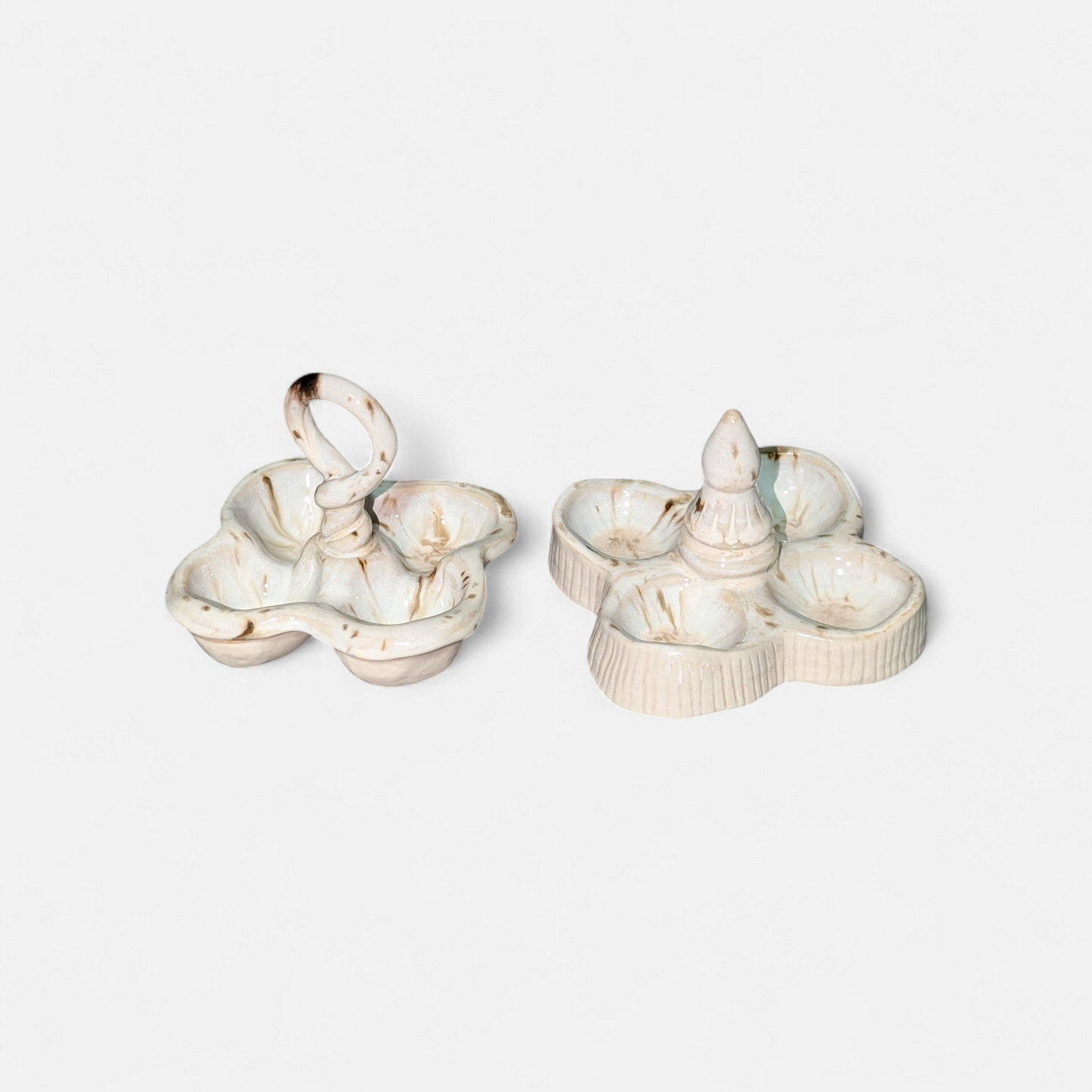 Artisan Ceramic Egg Holder – Loop & Pillar Variants