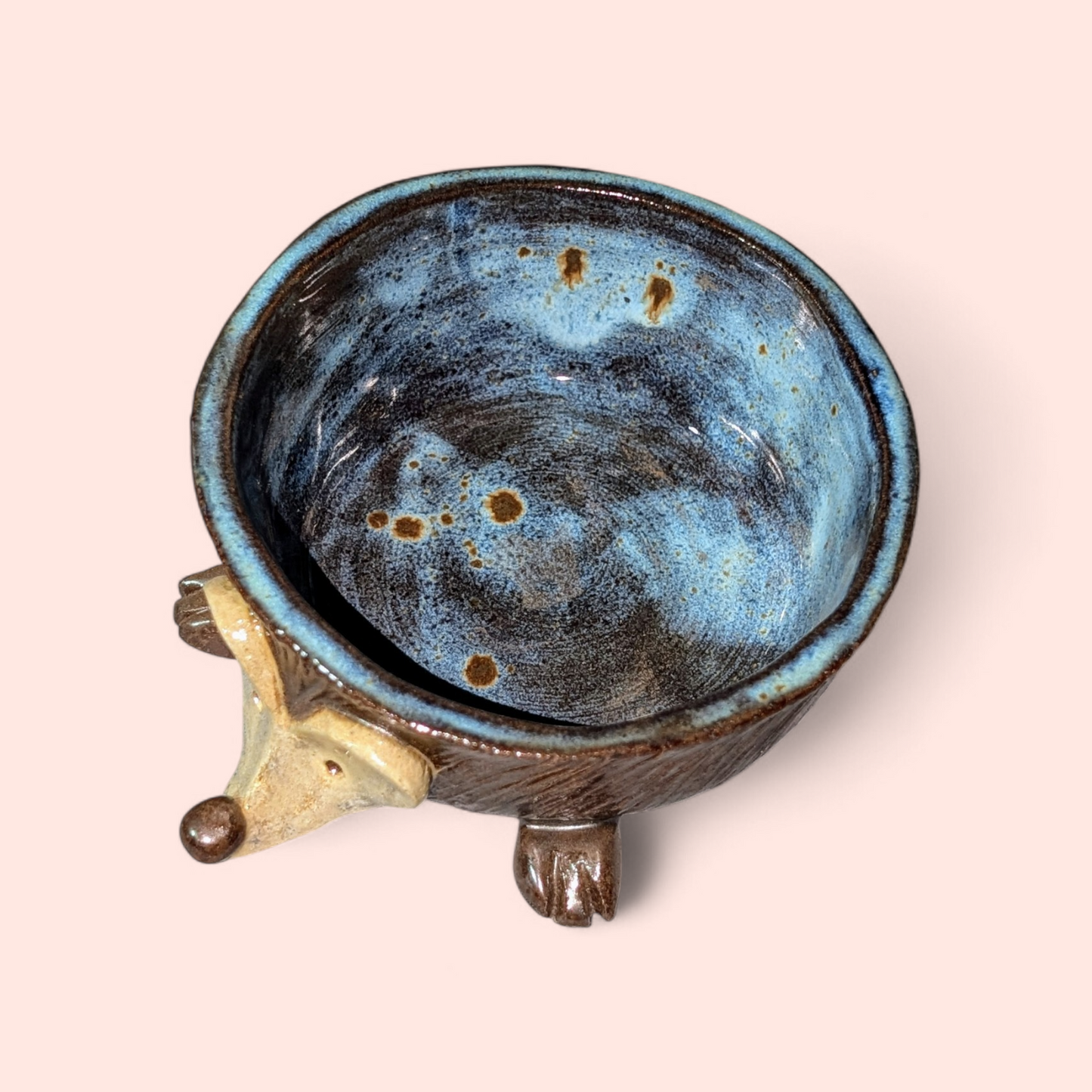 Handmade Ceramic Hedgehog Nesting Bowls (Set of 3)