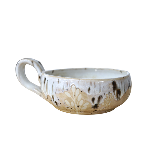 Quiet Horizons – Hand-Thrown Wabi-Sabi Soup Bowl