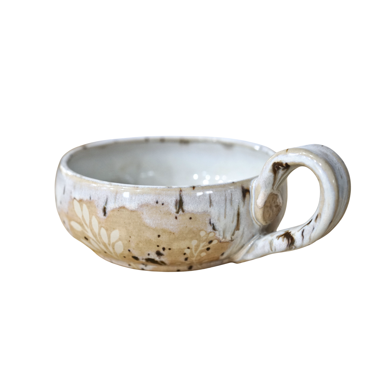 Quiet Horizons – Hand-Thrown Wabi-Sabi Soup Bowl