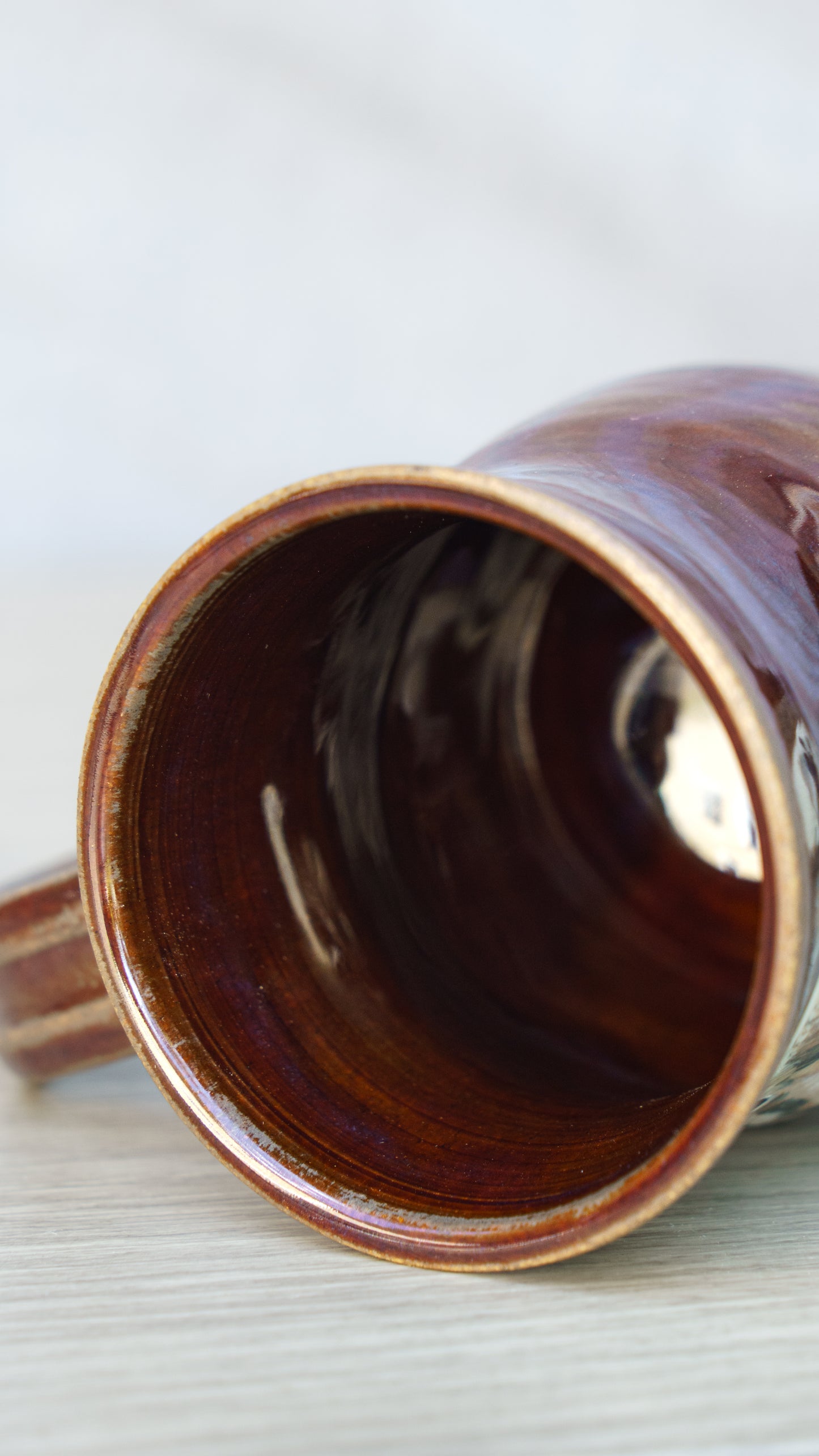 Hand-Painted Squirrel Artisan Pottery Mug | Rustic Woodland Ceramic Coffee Cup