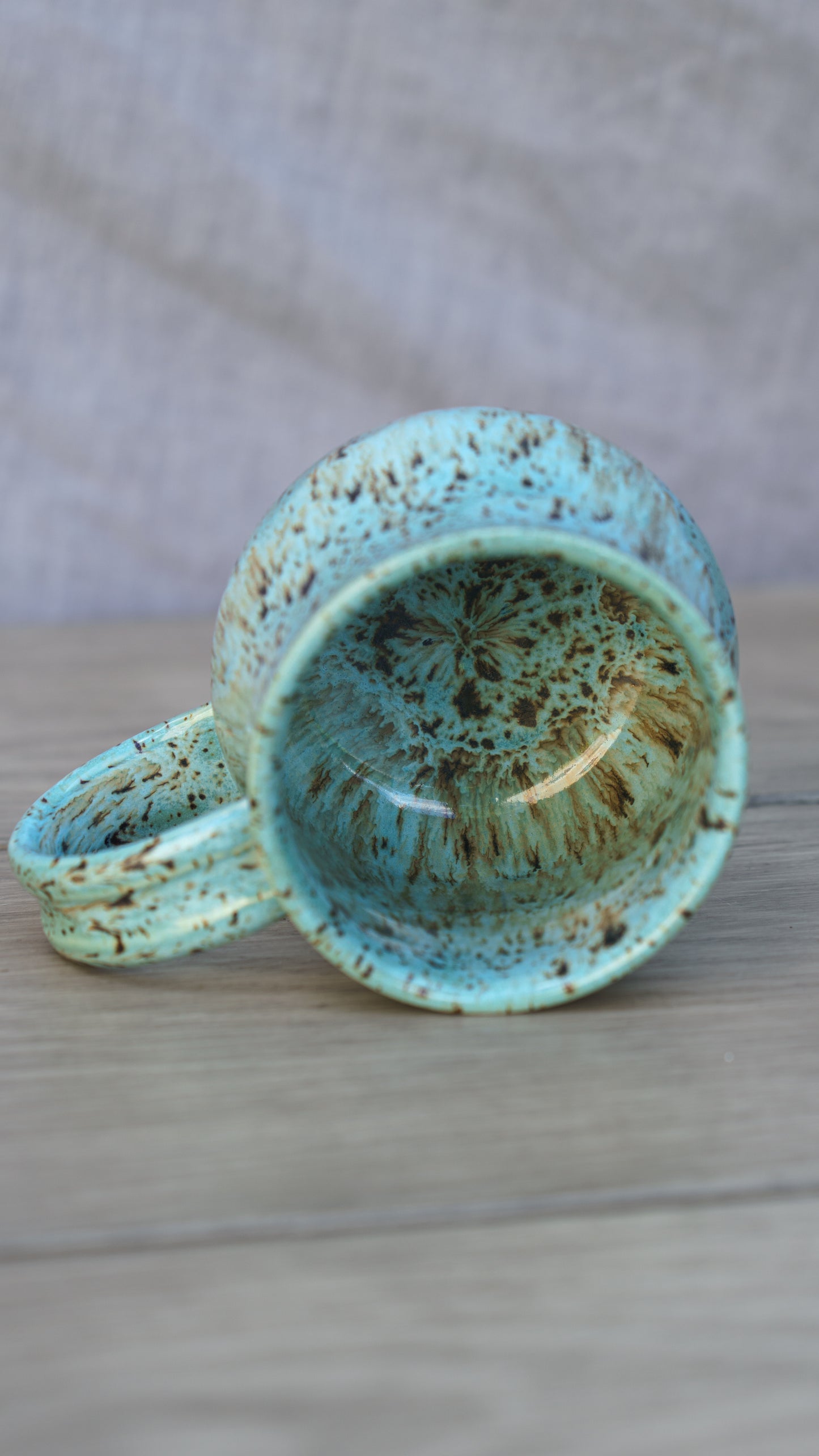 Hand-Painted Blue Jay Artisan Pottery Mug | Unique Nature-Inspired Ceramic Coffee Cup