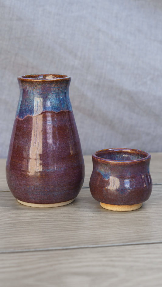 Hand-Thrown Bedside Carafe & Tumbler Set
